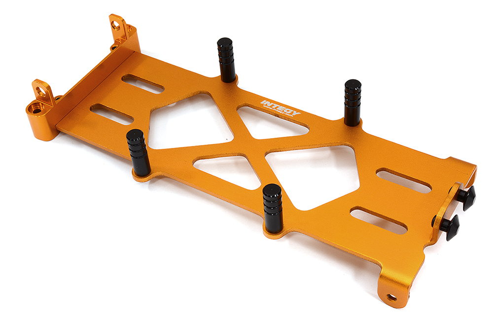 C32542ORANGE Alloy Machined Battery Tray for Losi 1/8 LMT 1.0 4WD Monster Truck - Image 1