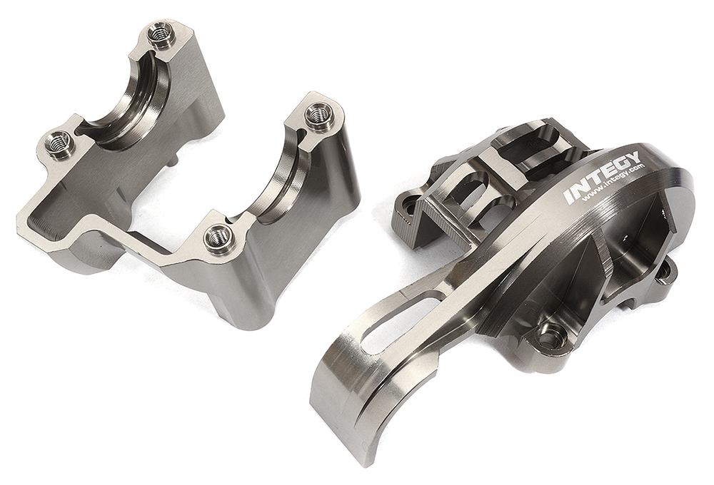 C32544GREY Machined Grey Center Differential Carrier Mount for Traxxas 1/8 Sledge 4WD 9584 - Image 1