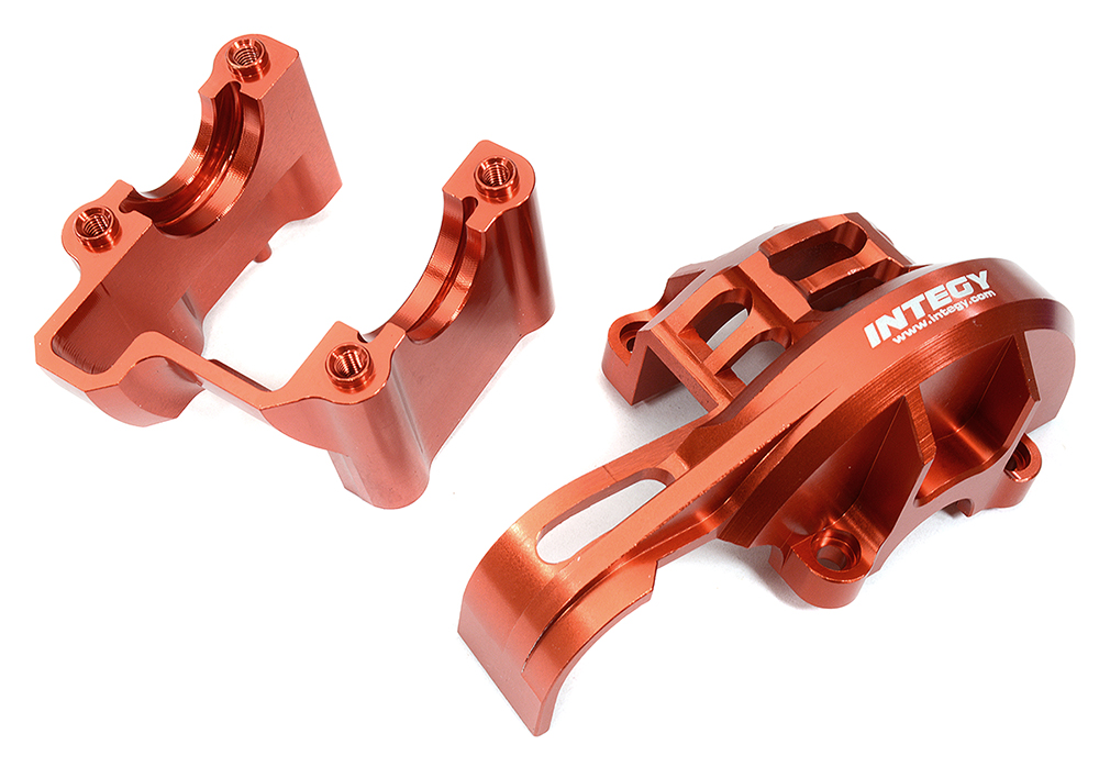 C32544RED Billet Machined Center Differential Carrier Mount for Traxxas 1/8 Sledge 9584 - Image 1