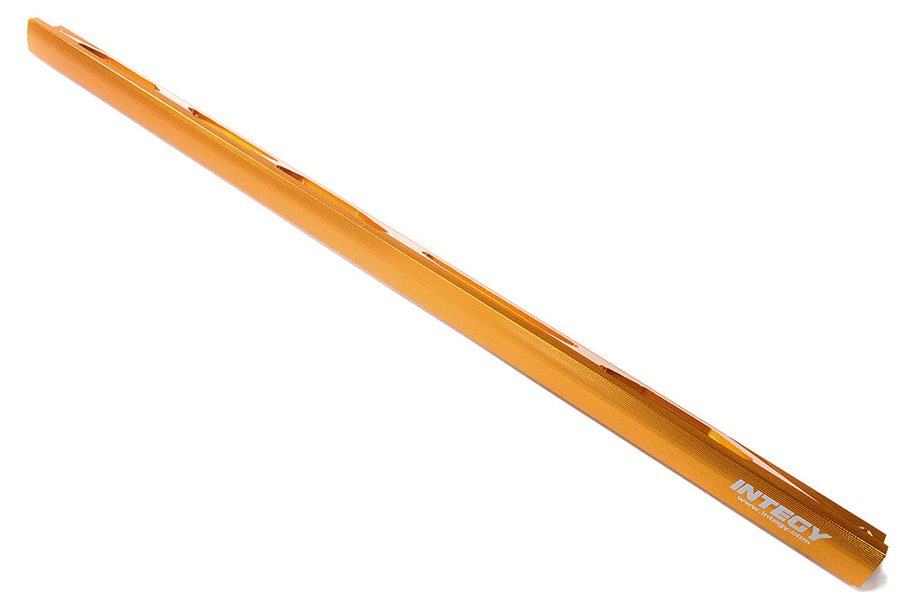 C32546ORANGE Orange Billet Machined Chassis Brace T-Bar for Traxxas 1/8 Sledge 4WD 9523X - Image 1