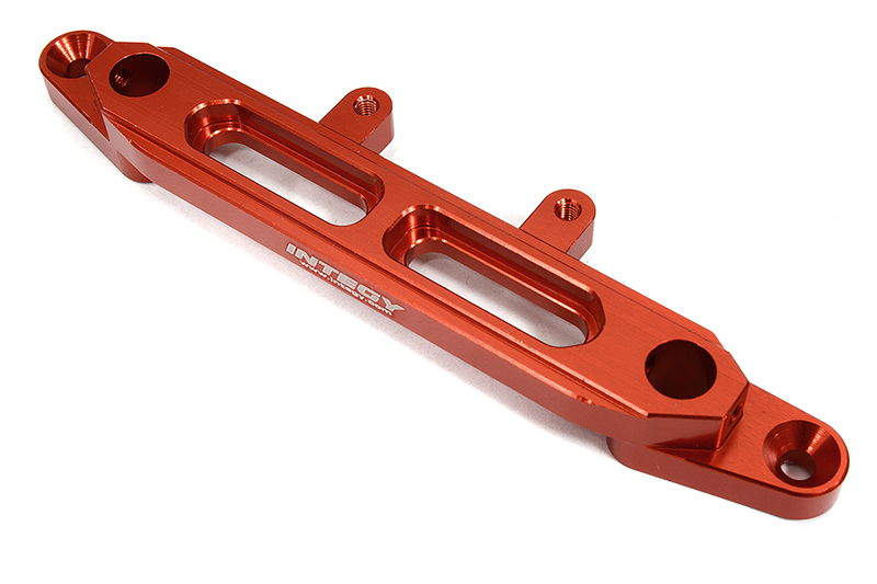 C32549RED Red Billet Machined Front Upper Chassis Brace for Axial SCX6 251005 - Image 1
