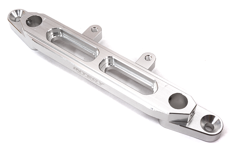 C32549SILVER Silver Billet Machined Front Upper Chassis Brace for Axial SCX6 251005 - Image 1