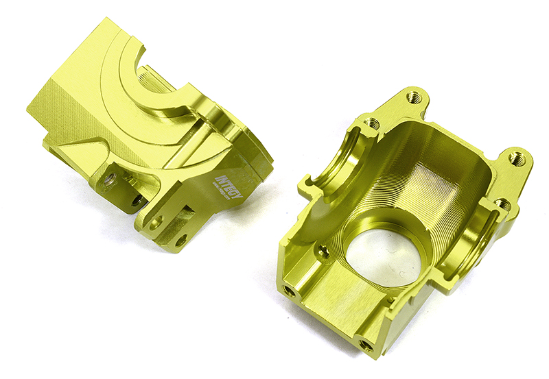 C32552GREEN Billet Machined Rear Differential Housing for Traxxas 1/10 Rustler 4X4 6880 - Image 1