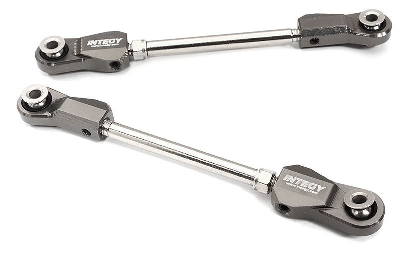 C32568GREY Billet Machined Front Upper Suspension Linkages for Traxxas 1/10 Hoss 4X4 3643 - Image 1