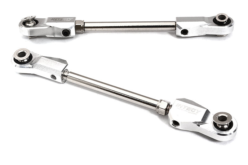 C32568SILVER Billet Machined Front Upper Suspension Linkages for Traxxas 1/10 Hoss 4X4 3643 - Image 1