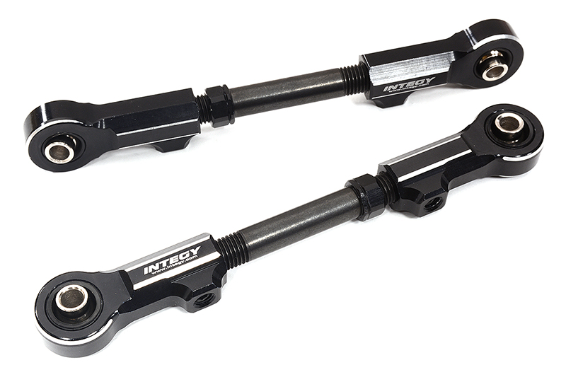 C32569BLACK Billet Machined Front Upper Suspension Linkages for Losi 1/5 DBXL-E 2.0 4WD - Image 1