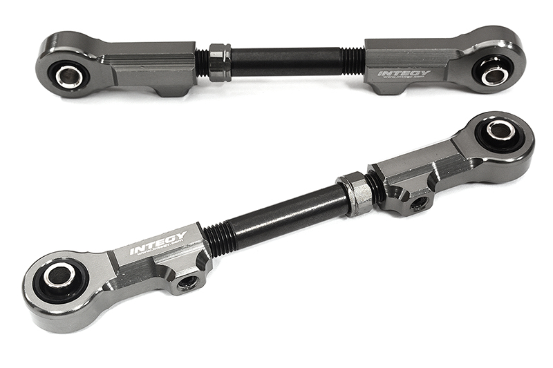 C32569GREY Billet Machined Front Upper Suspension Linkages for Losi 1/5 DBXL-E 2.0 4WD - Image 1