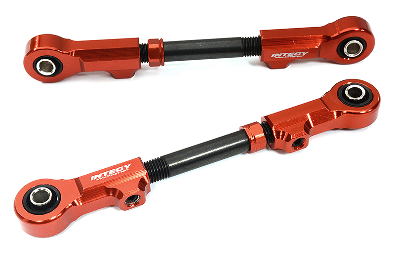 C32569RED Billet Machined Front Upper Suspension Linkages for Losi 1/5 DBXL-E 2.0 4WD - Image 1
