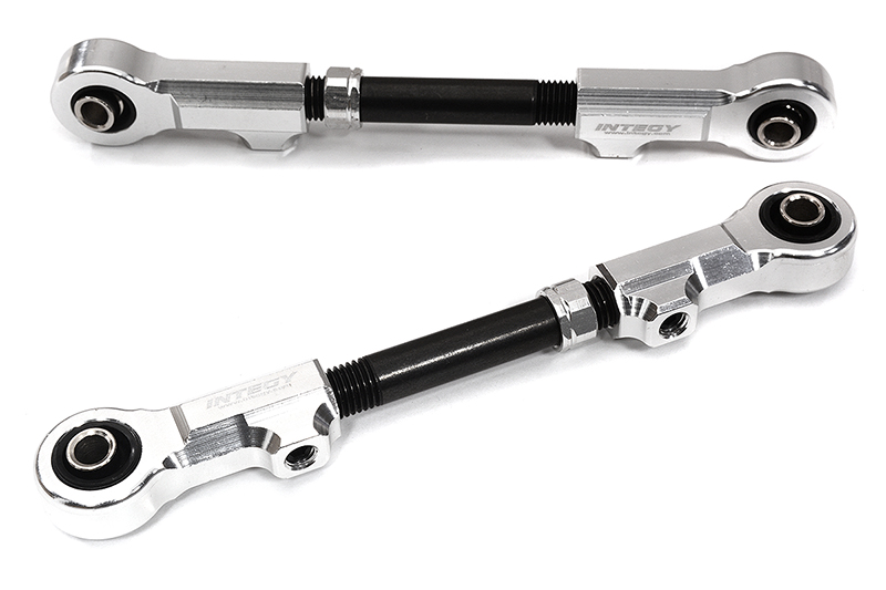 C32569SILVER Billet Machined Front Upper Suspension Linkages for Losi 1/5 DBXL-E 2.0 4WD - Image 1