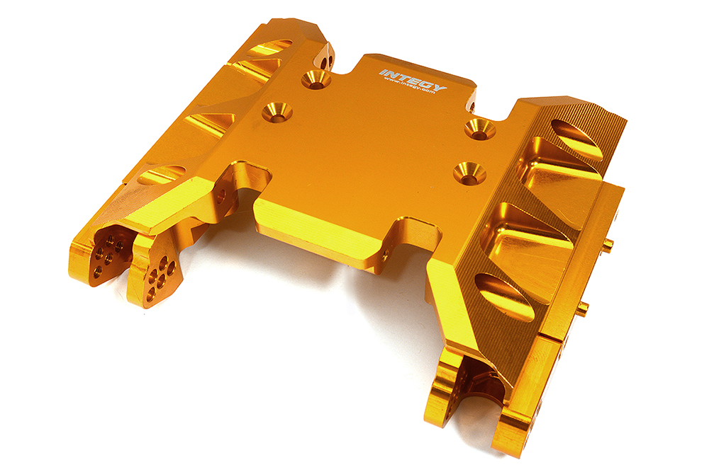 C32570ORANGE Billet Machined Center Transmission Gearbox Lower Mount for Axial SCX6 251004 - Image 1
