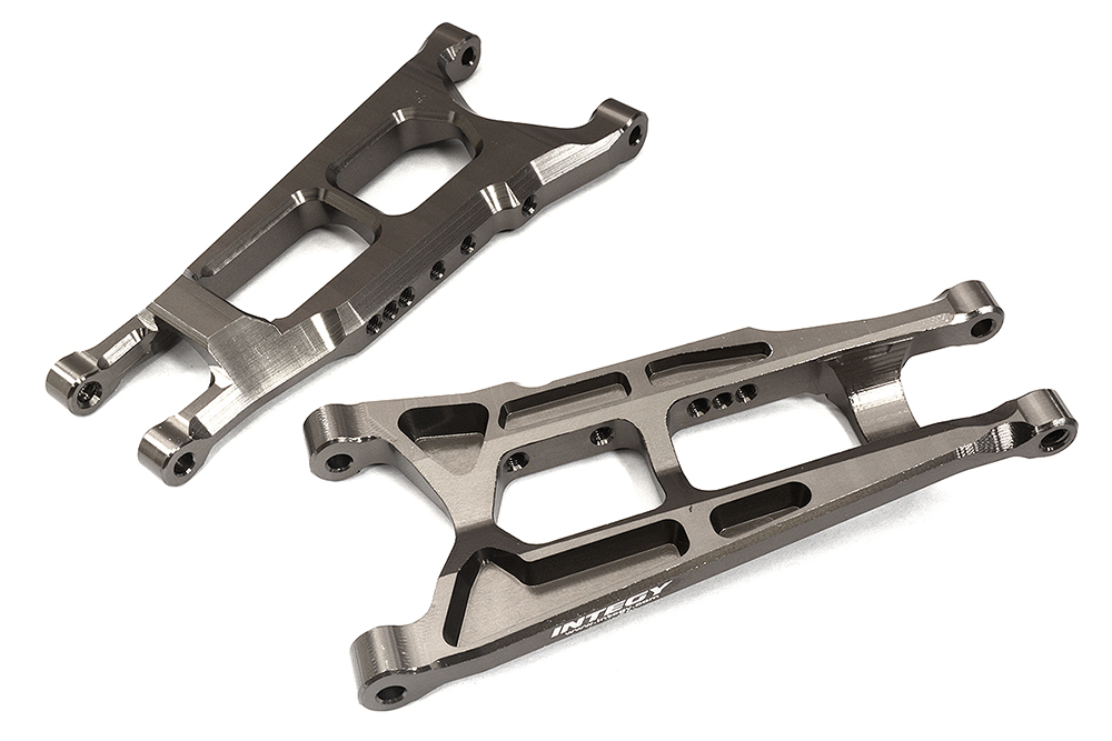 C32571GREY Billet Machined Aluminum Lower Suspension Arms for Traxxas 1/10 Hoss 4X4 3655R - Image 1