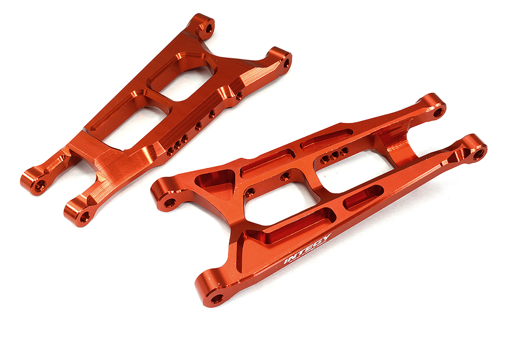 C32571RED Billet Machined Aluminum Lower Suspension Arms for Traxxas 1/10 Hoss 4X4 3655R - Image 1