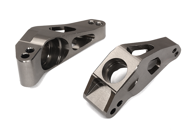 C32576GREY Billet Machined Aluminum Rear Hub Carriers for Traxxas 1/10 Scale Hoss 4X4 1952 - Image 1