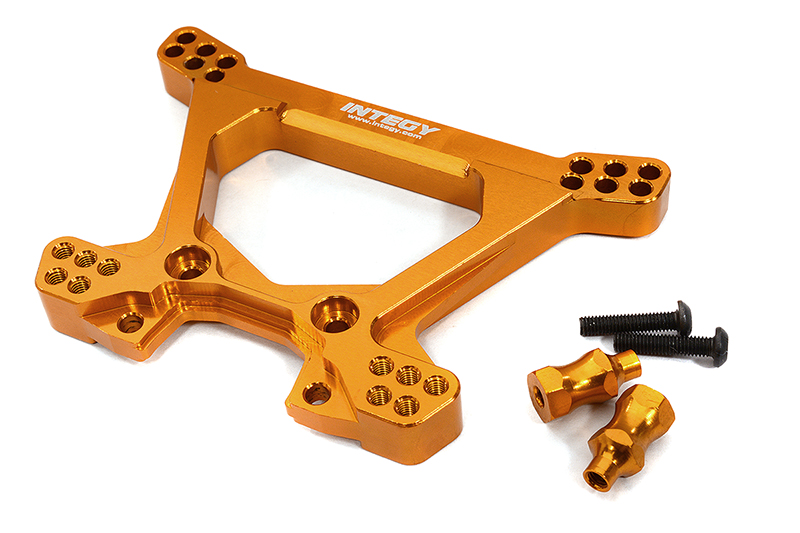 C32577ORANGE Billet Machined Rear Shock Tower for Traxxas 1/10 Hoss 4X4 6738 - Image 1
