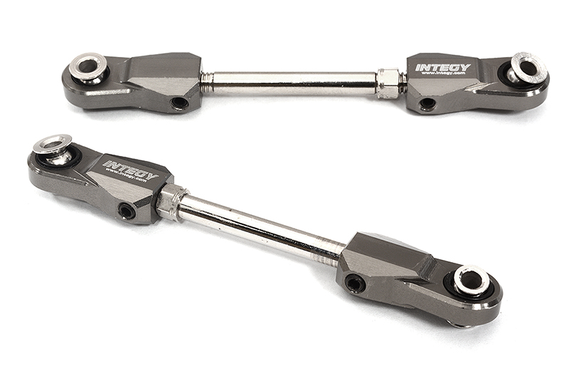 C32580GREY Billet Machined Rear Upper Suspension Linkages for Traxxas 1/10 Hoss 4X4 3644 - Image 1
