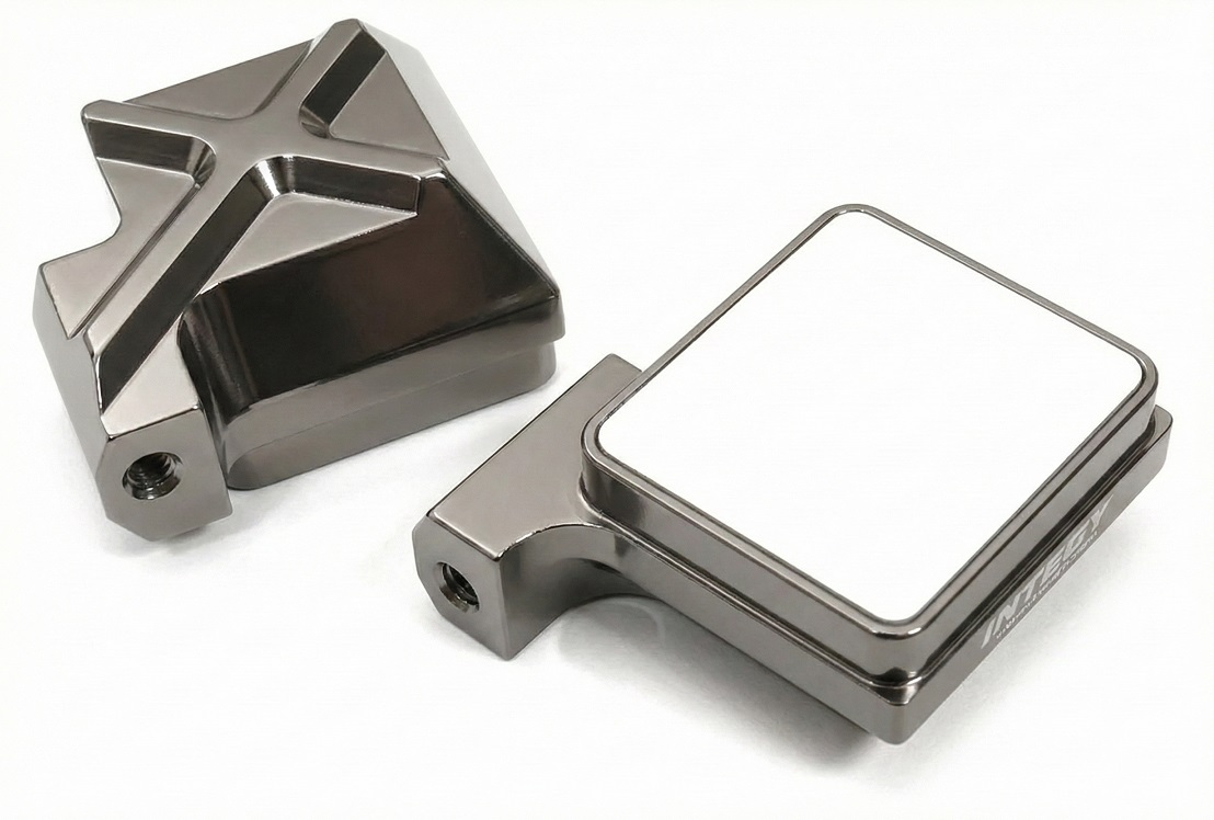 C32582GREY Billet Machined Realistic Side View Mirrors for Axial SCX6 Scale Crawler 250004 - Image 1