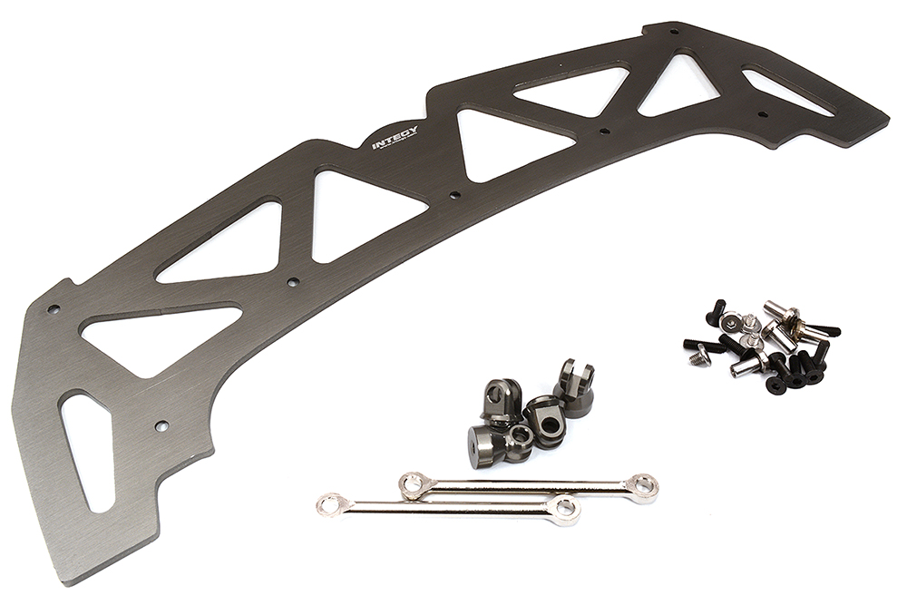 C32588GREY Billet Machined Aluminum Front Splitter Plate for Arrma 1/7 Limitless ARA320515 - Image 1
