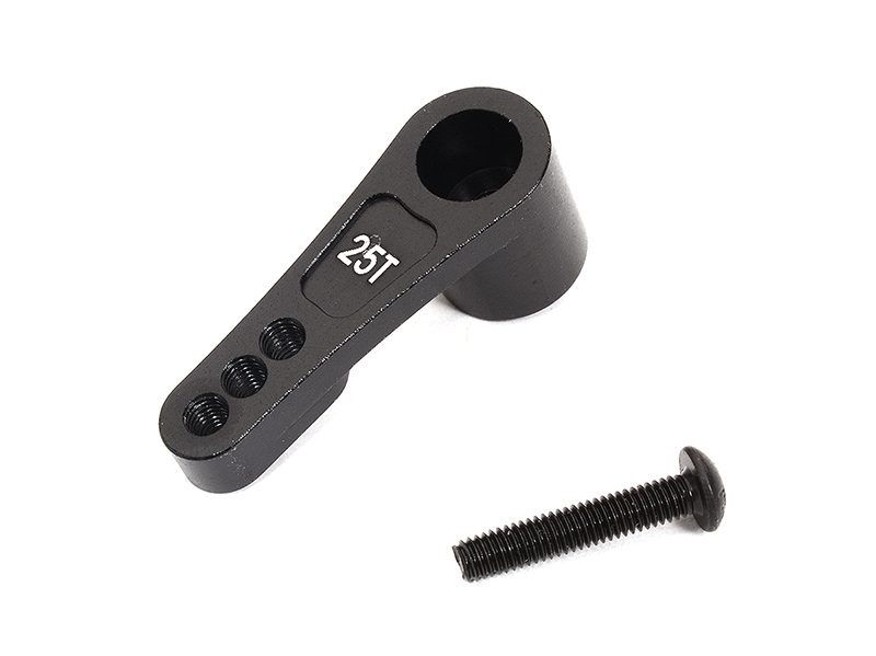 C32604BLACK Alloy Machined 25T Servo Horn for Arrma 1/10 & 1/8 Kraton Outcast Talion Typhon - Image 1