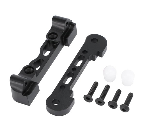 C32605BLACK Front Lower Suspension Brace & Mount for 1/8 Kraton Outcast AR330378 AR330379 - Image 1