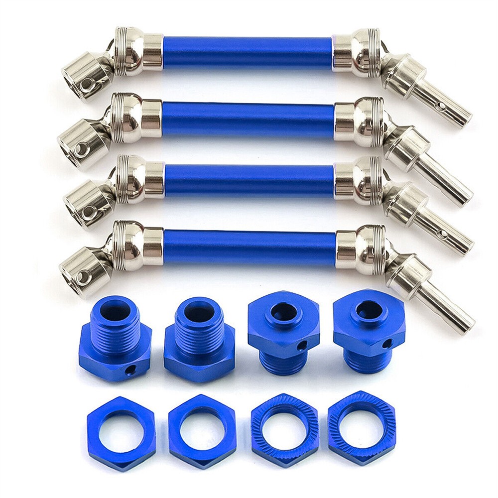 C32606BLUE Machined Universal Drive Shafts Set for 1/8 Arrma Typhon 3S AR310780 AR310864 - Image 1
