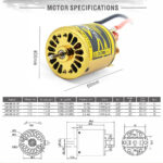 5-Slot 540 PLUS V2 Brush Type 16T Crawler Motor w/ 80A ESC - Image 2