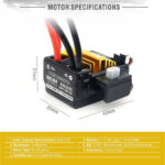 5-Slot 540 PLUS V2 Brush Type 16T Crawler Motor w/ 80A ESC - Image 3