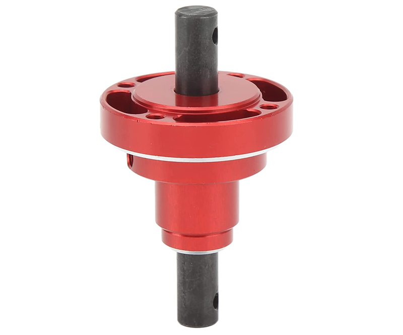 C32697RED Alloy Machined Differential Lock Spool (F/R) for Traxxas 1/10 Maxx - Image 1