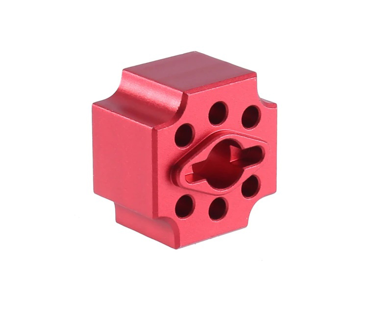 C32706RED Alloy Machined Differential Spool Locker Hub for Traxxas 1/8 Sledge - Image 1