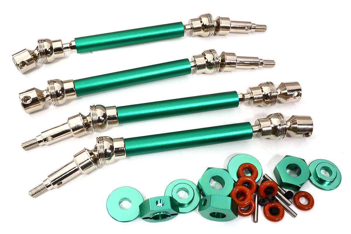 C32727GREEN Universal Shafts w/ 17mm Hex for 1/10 Kraton V1, Outcast V1 ARAC9120 ARAC9121 - Image 1
