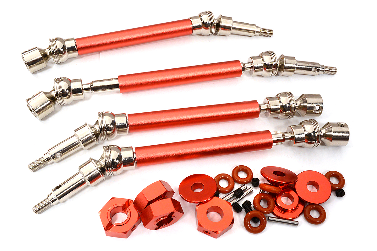 C32727RED Universal Shafts w/ 17mm Hex for 1/10 Kraton V1, Outcast V1 ARAC9120 ARAC9121 - Image 1
