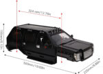 Realistic Plastic Scale Body Kit for 1/10 Size TRX-4 Off-Road Crawler 324mm WB - Image 4