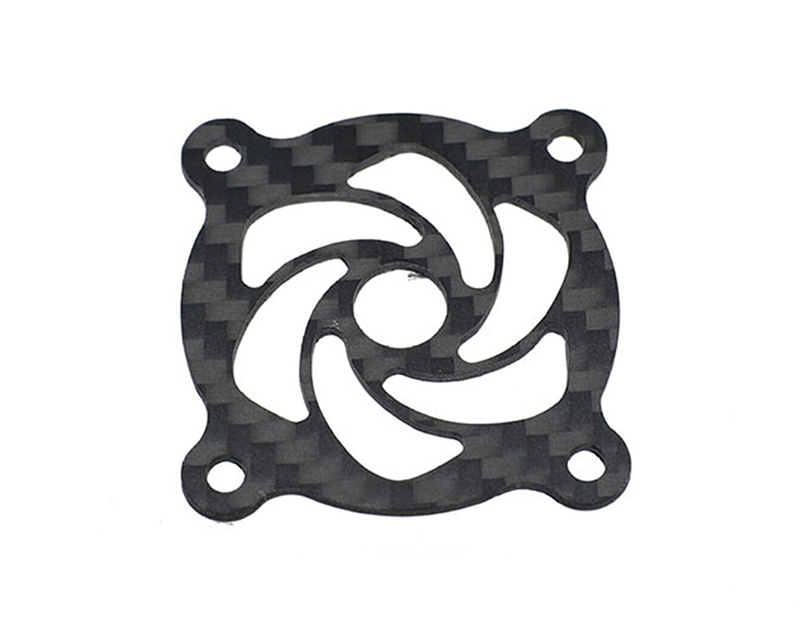 C32791BLACK Carbon Fiber Protection Cover Shield for 30x30mm Cooling Fan - Image 1