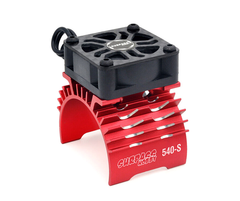 C32803RED Surpass Alloy Heatsink & Cooling Fan for 36mm O.D. Size Motor - Image 1