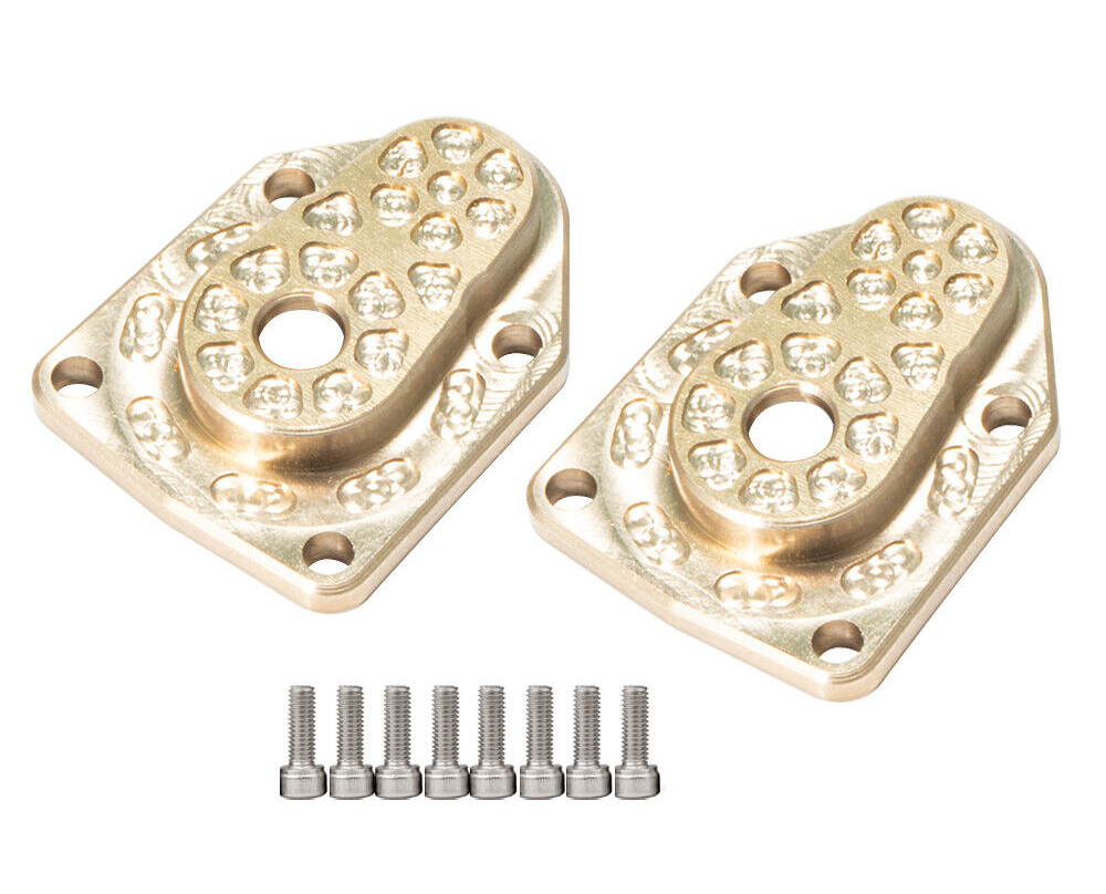 C32812 Brass Machined Portal Housing (2) Covers 11g Each for 1/18 UTB18 Capra 4WD - Image 1