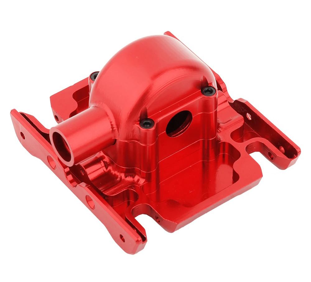 C32815RED Alloy Machined Center Gearbox Housings for Losi 1/8 LMT & LMT 2.0 Monster Truck - Image 1