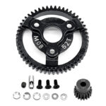 Steel 52T+18T Spur & pinion 0.8M 32P for 1/10 Slash 2WD & Drag Slash 2416 4690