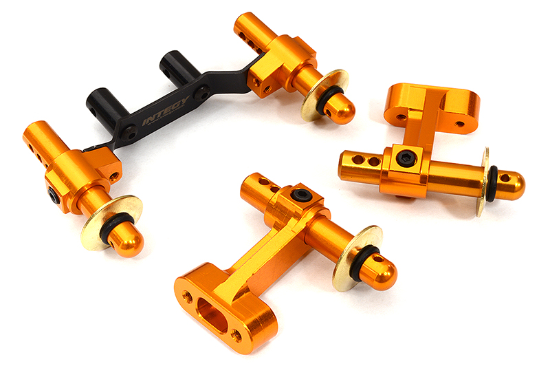 C32935ORANGE Front & Rear Body Mounts for Arrma Kraton 4X4 4S V2 BLX 1/10 Scale ARA320630 - Image 1