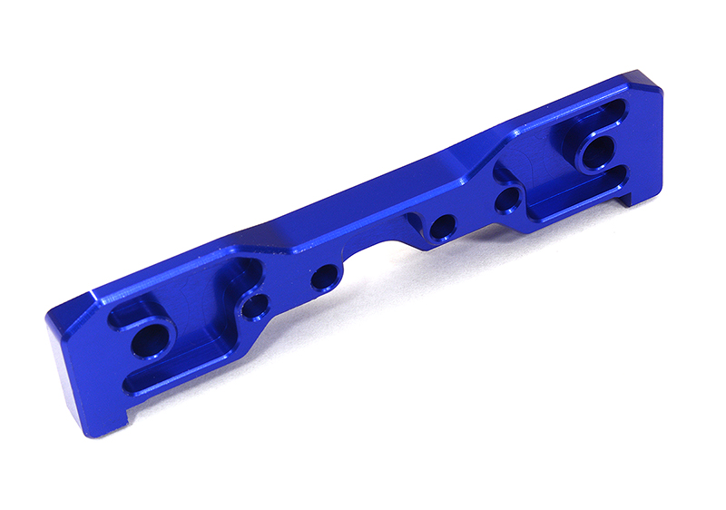 C32938BLUE Machined 1-Piece Front Brace B Hinge Pin Block for Traxxas 1/8 Sledge 4WD 9535 - Image 1