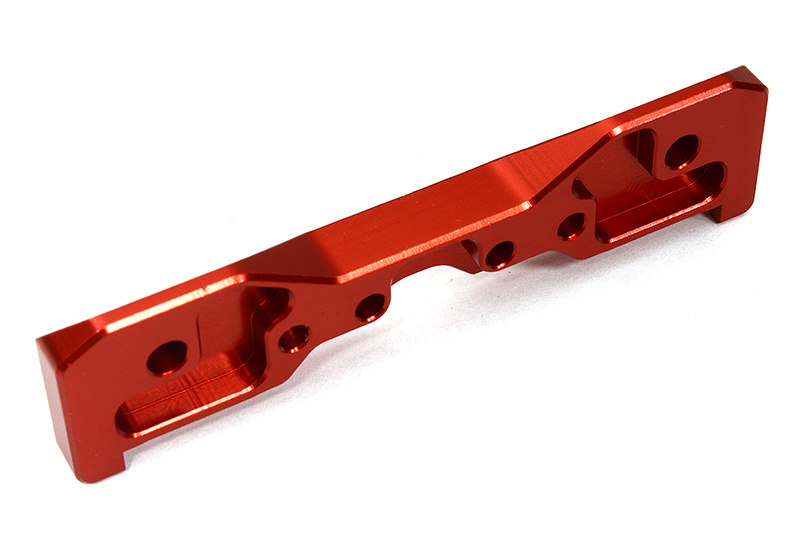 C32939RED Billet Machined 1-Piece Rear Brace C Hinge Pin Block for Traxxas 1/8 Sledge 9528 - Image 1