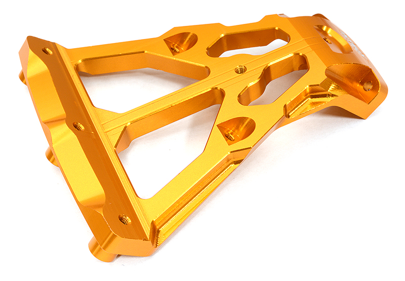 C32943ORANGE Machined Front Bumper Support Brace for Arrma 1/7 Limitless All-Road ARA320521 - Image 1