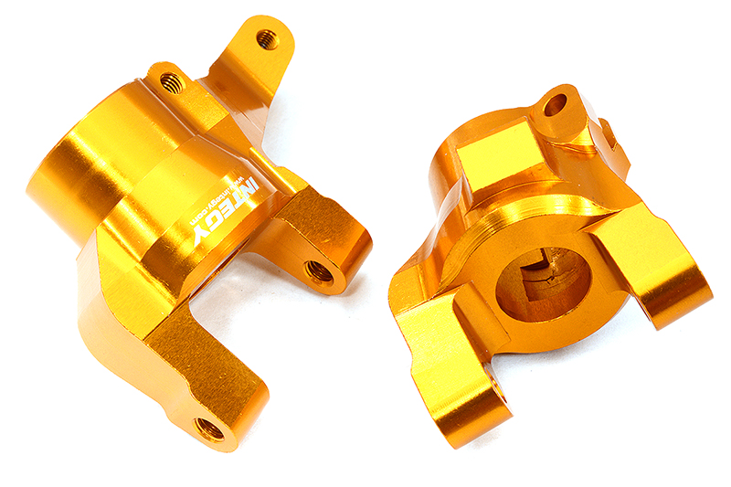 C32951ORANGE Billet Machined Caster Blocks for Axial SCX6 Jeep Wrangler 1/6 Scale 252003 - Image 1
