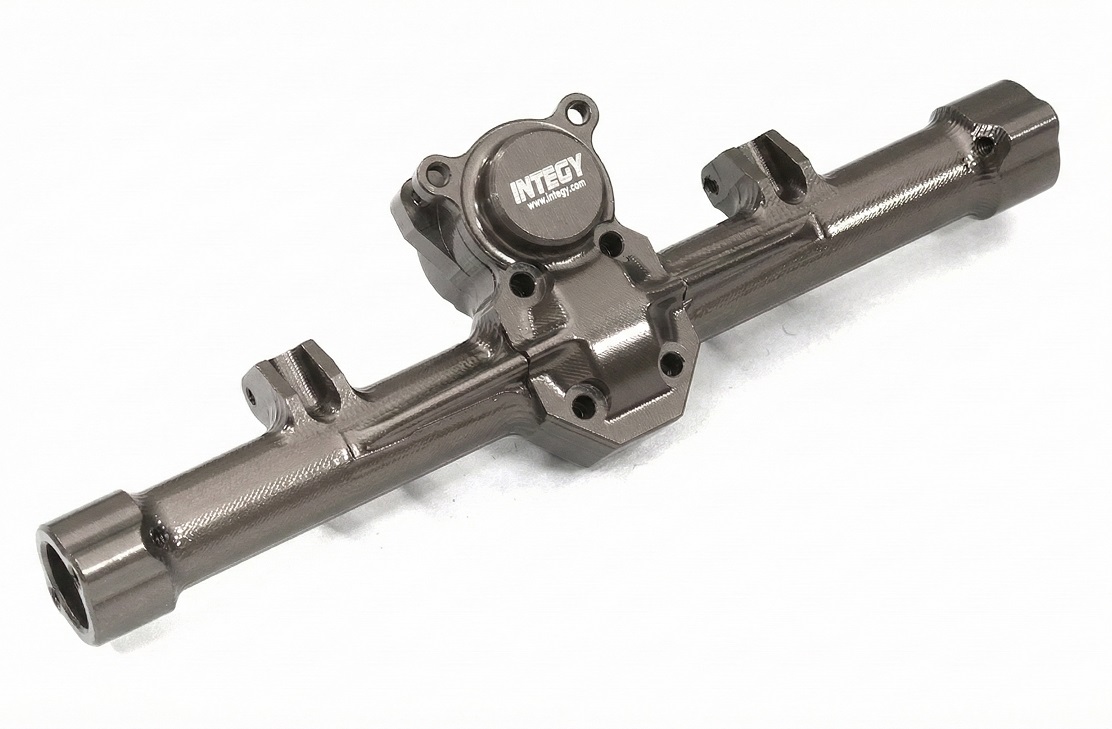 C32954GREY Billet Machined Rear Axle Housings for Axial 1/24 SCX24 Rock Crawler - Image 1