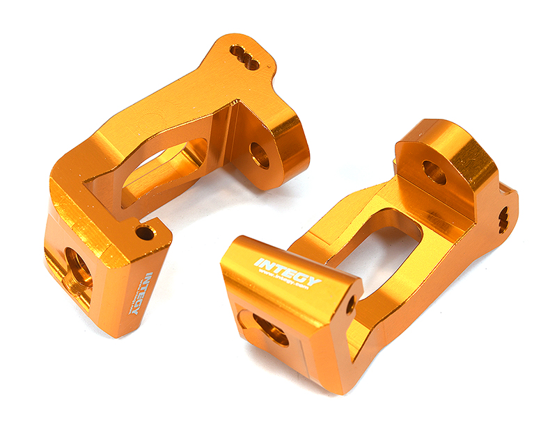 C32959ORANGE Billet Machined Caster Blocks for Traxxas 1/8 Sledge 4WD 9532 - Image 1