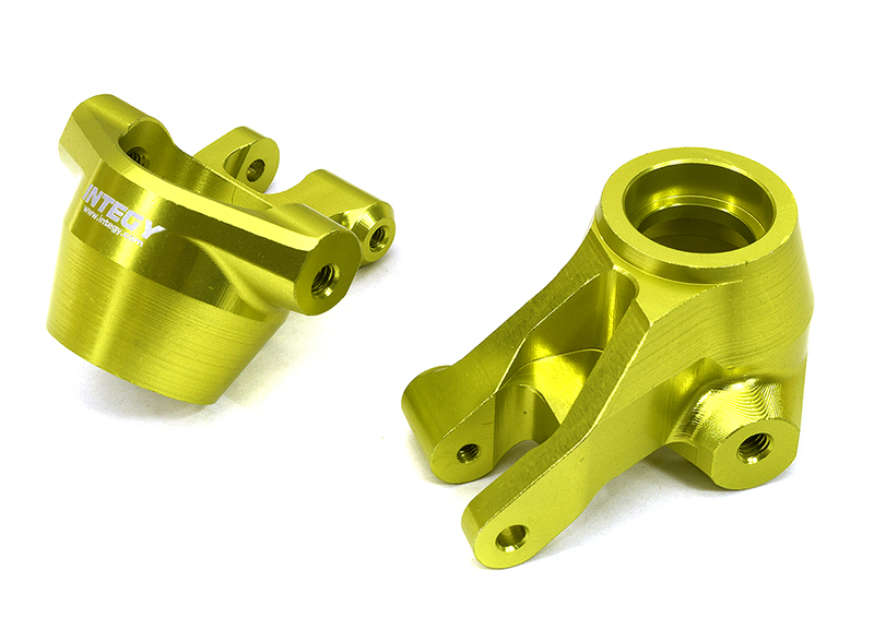 C32960GREEN Billet Machined Steering Knuckles for Traxxas 1/8 Sledge 4WD 9537 - Image 1