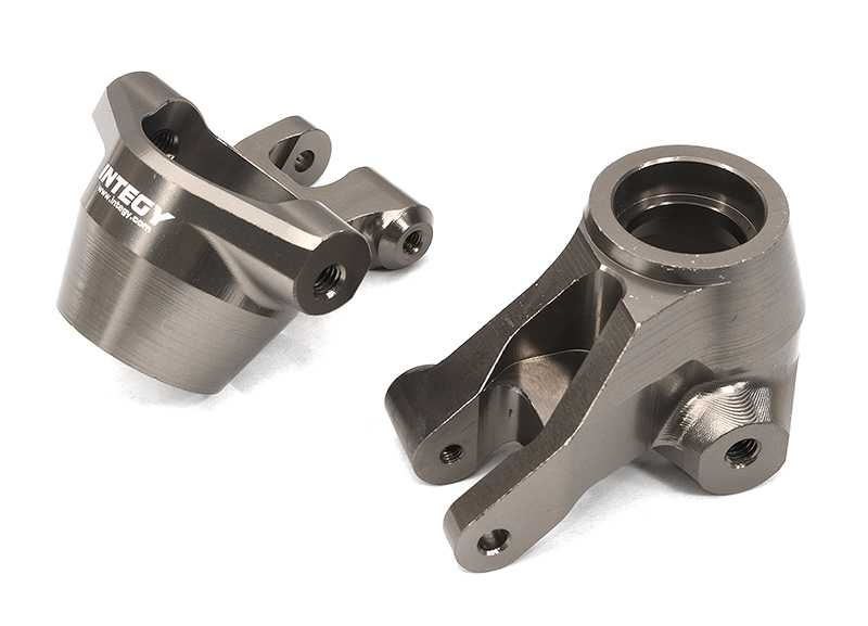 C32960GREY Billet Machined Steering Knuckles for Traxxas 1/8 Sledge 4WD 9537 - Image 1