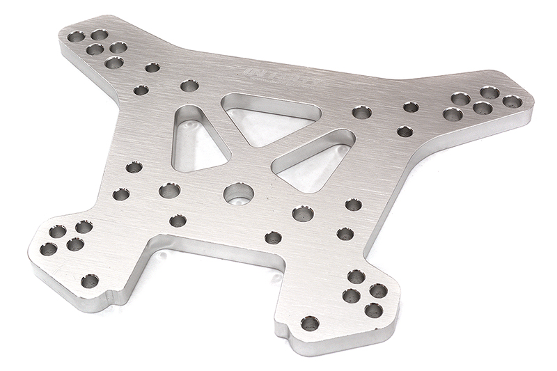 C32962SILVER Billet Machined Rear Shock Tower for Traxxas 1/8 Sledge 4WD Monster Truck 9538 - Image 1