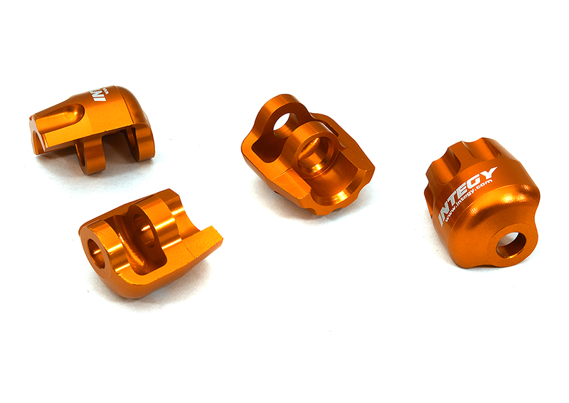 C32965ORANGE Orange Billet Machined Shock Cap Protectors for Arrma 1/8 Kraton 6S BLX AR330492 - Image 1