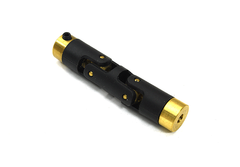 C32982 Motor Coupler Double Joint L=51mm O.D.=10mm 3.17mm to 2mm for RC Boat - Image 1