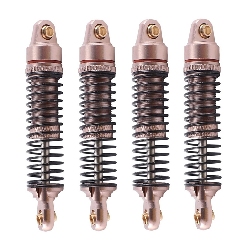 Alloy Machined Front & Rear Shocks (4) for Traxxas 1/18 TRX-4M Crawler 9764