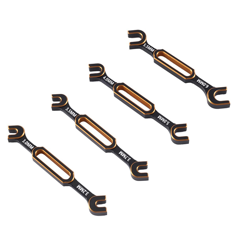 C33078 Complete Turnbuckle Wrench Set (8 Sizes) 3, 3.2, 3.5, 3.7, 4, 5, 5.5 & 6mm - Image 1